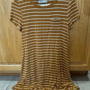 Arizona Casual Striped T-Shirt Dress